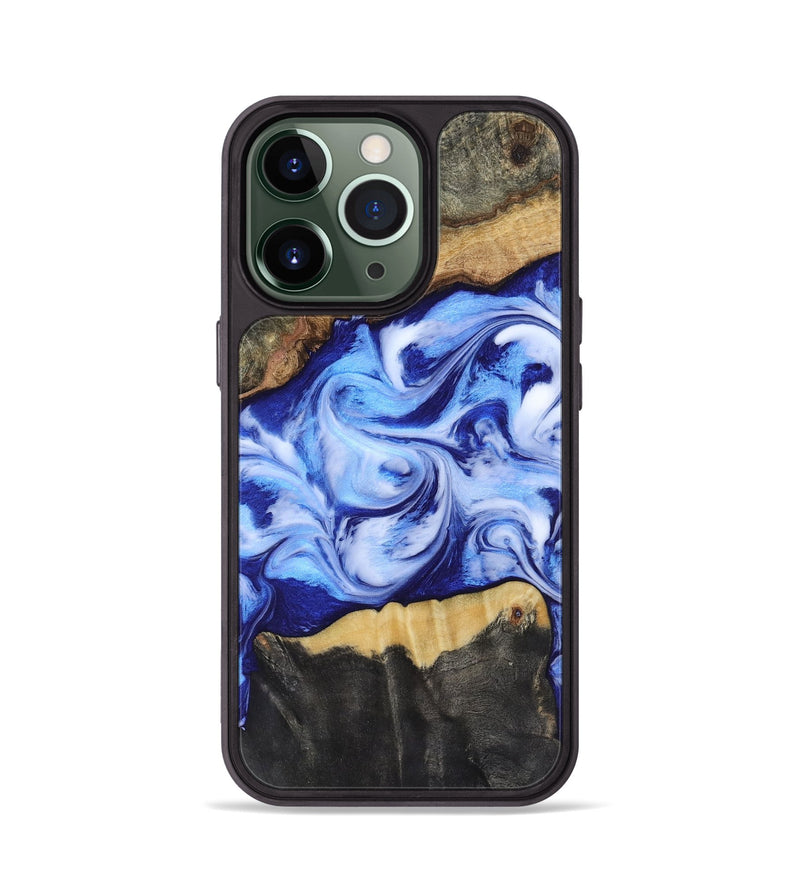 iPhone 13 Pro Wood Phone Case - Jones (Blue, 819172)