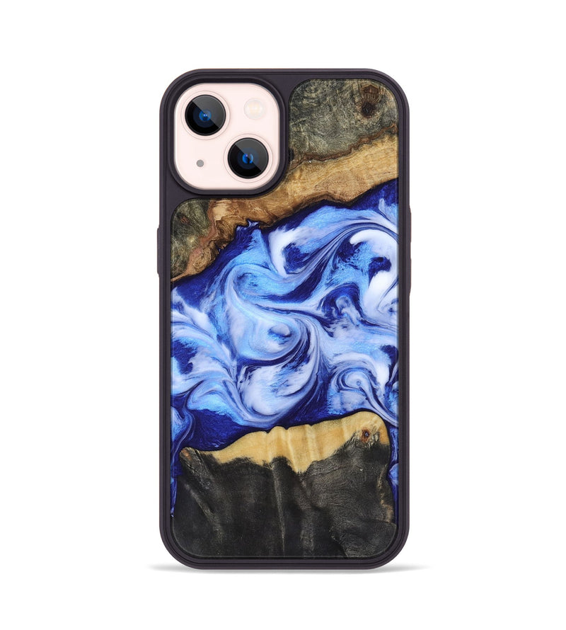 iPhone 14 Wood Phone Case - Jones (Blue, 819172)