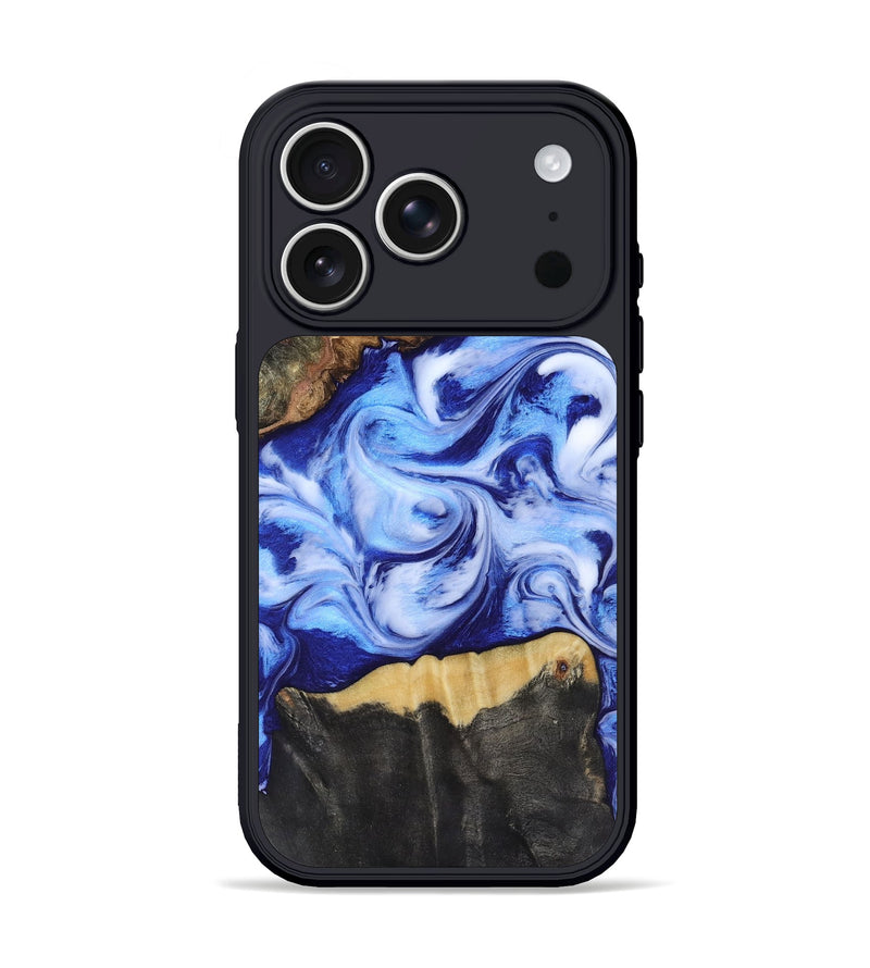 iPhone 17 Pro Wood Phone Case - Jones (Blue, 819172)
