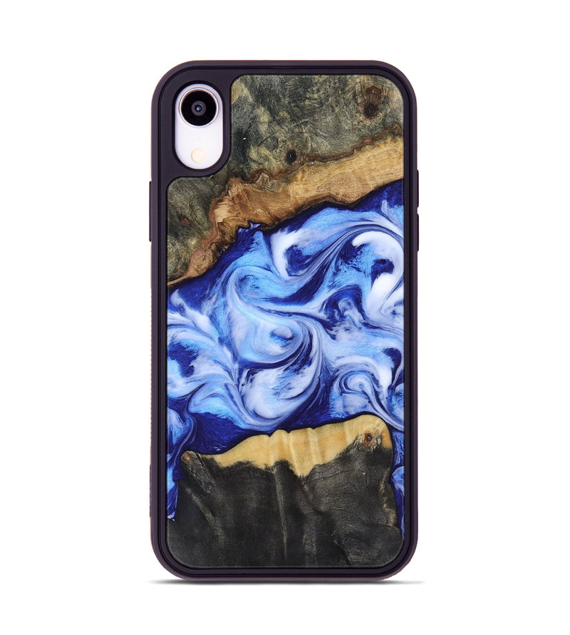 iPhone Xr Wood Phone Case - Jones (Blue, 819172)