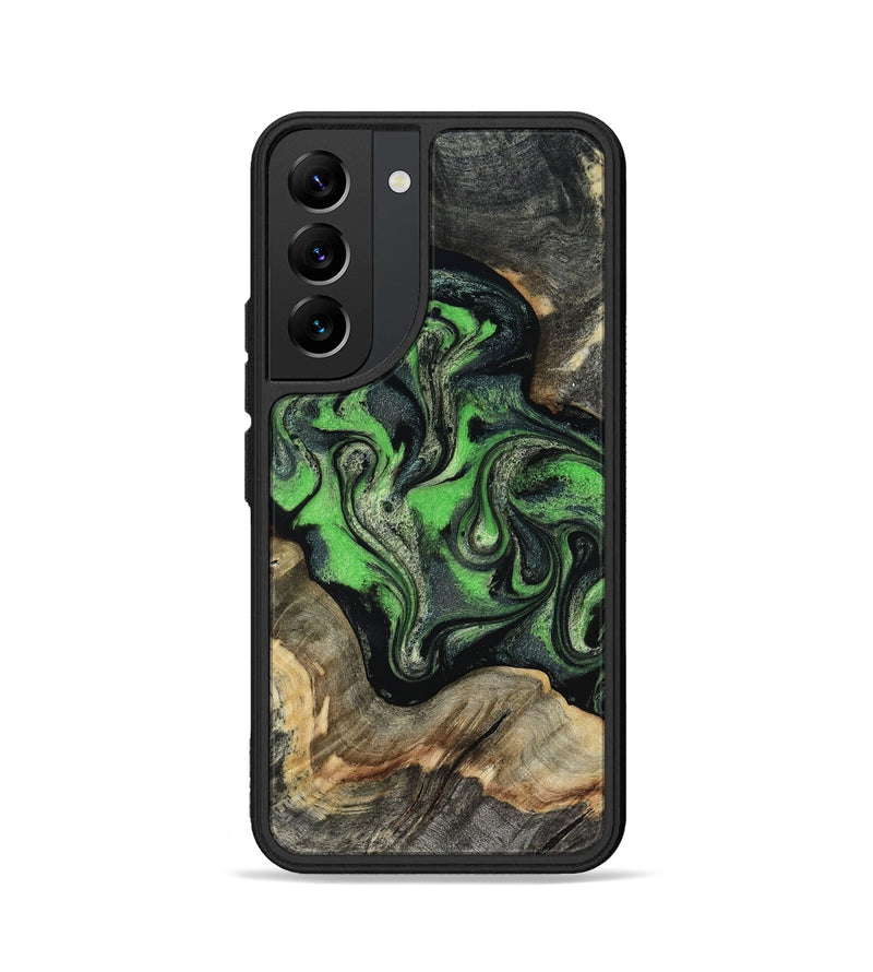 Galaxy S22 Wood Phone Case - Eulalia (Green, 819173)