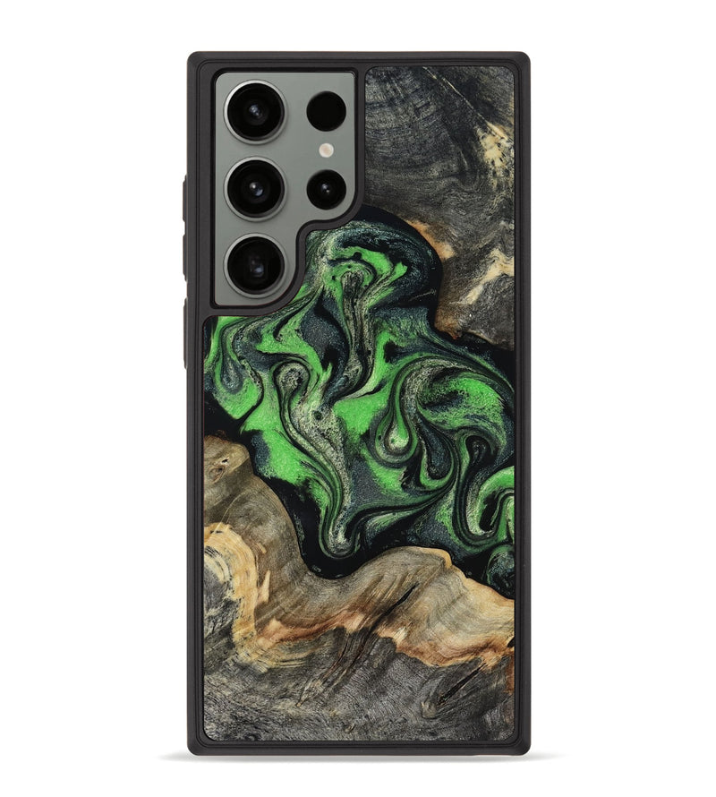 Galaxy S23 Ultra Wood Phone Case - Eulalia (Green, 819173)