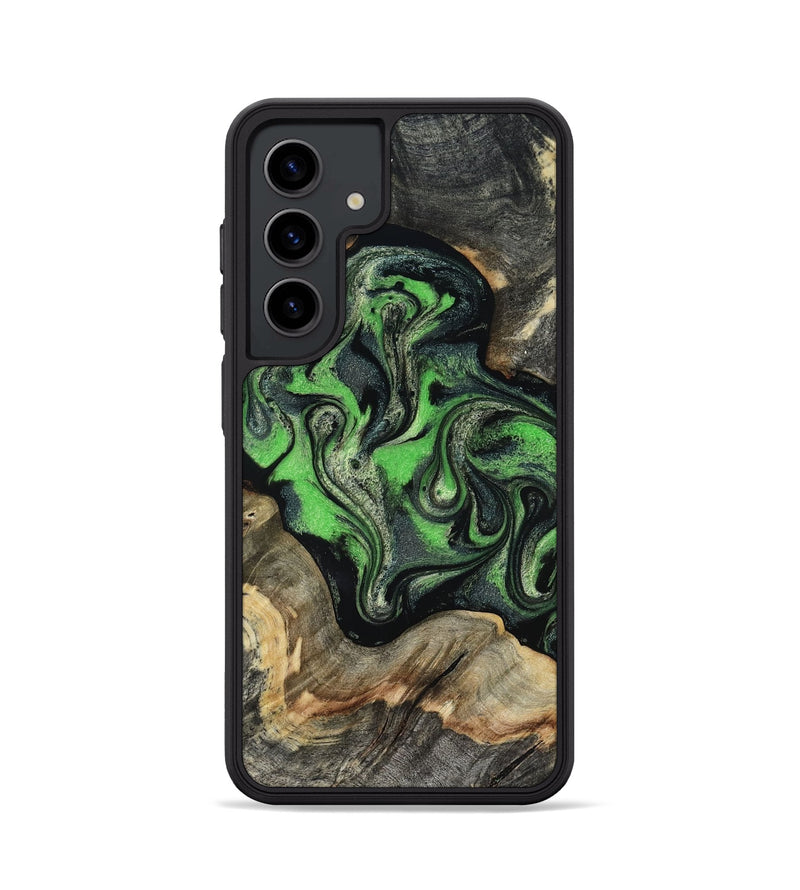 Galaxy S24 Wood Phone Case - Eulalia (Green, 819173)