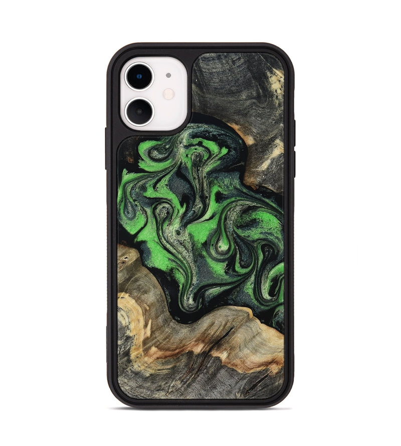 iPhone 11 Wood Phone Case - Eulalia (Green, 819173)