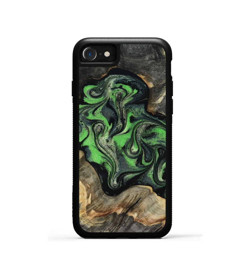 iPhone SE Wood Phone Case - Eulalia (Green, 819173)