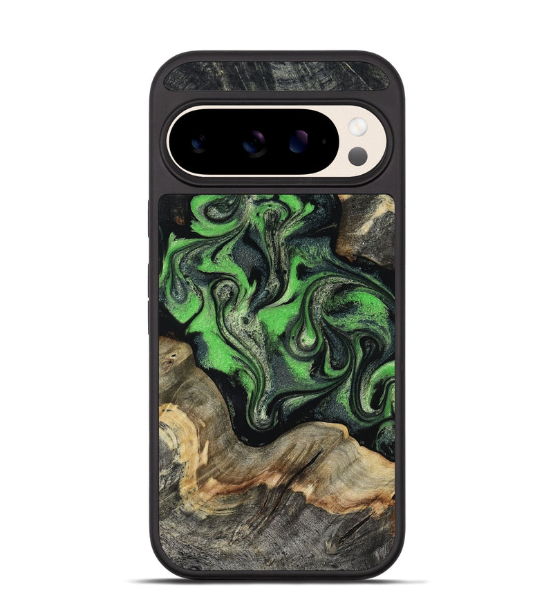 Pixel 10 Wood Phone Case - Eulalia (Green, 819173)