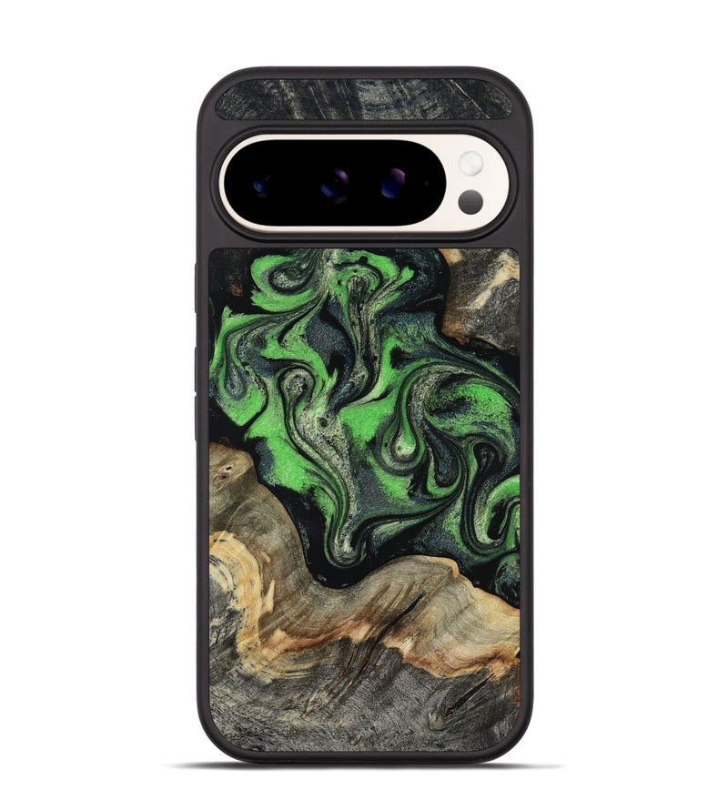 Pixel 9 Pro Wood Phone Case - Eulalia (Green, 819173)
