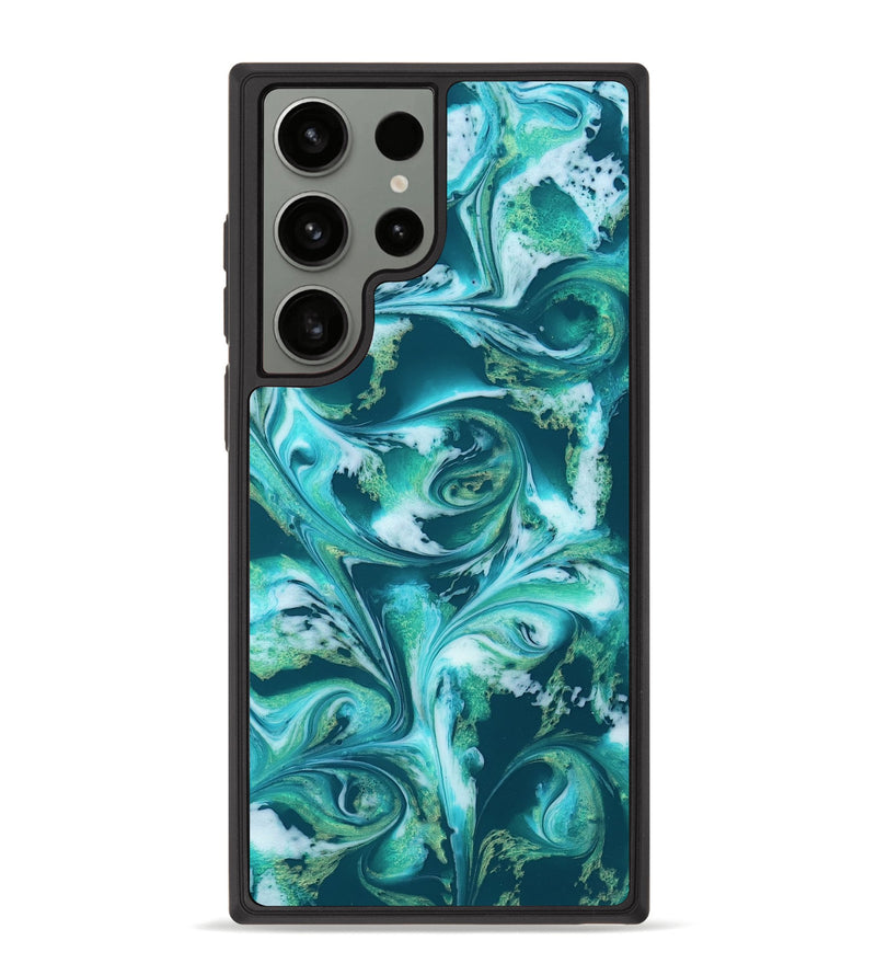 Galaxy S23 Ultra ResinArt Phone Case - Bettie (Green, 819174)