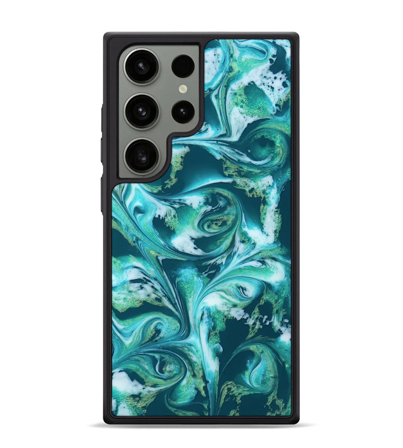 Galaxy S24 Ultra ResinArt Phone Case - Bettie (Green, 819174)