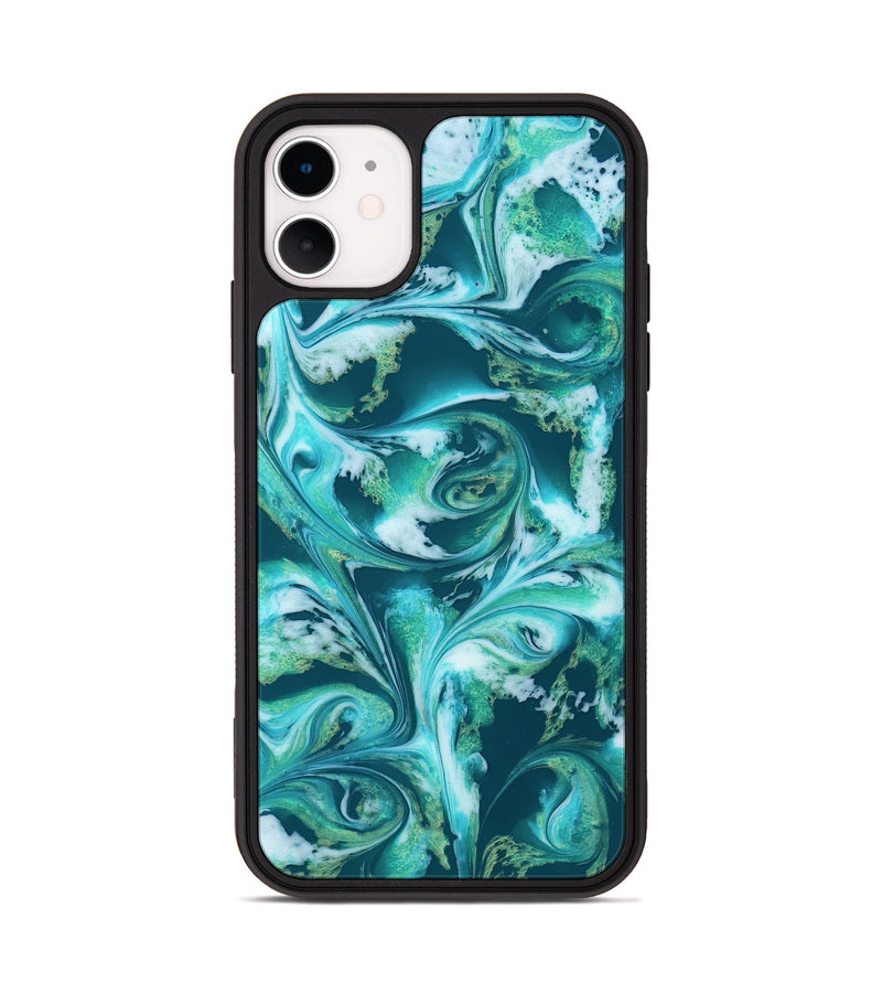 iPhone 11 ResinArt Phone Case - Bettie (Green, 819174)