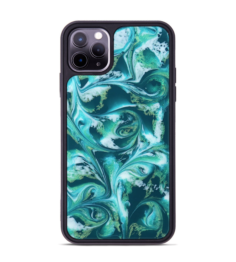 iPhone 11 Pro Max ResinArt Phone Case - Bettie (Green, 819174)