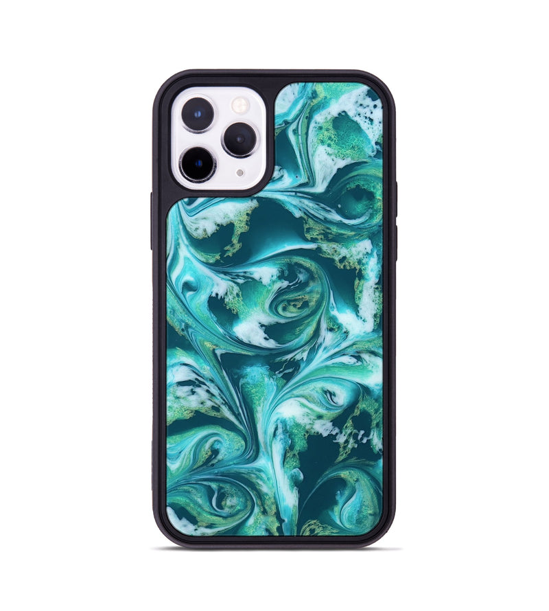 iPhone 11 Pro ResinArt Phone Case - Bettie (Green, 819174)
