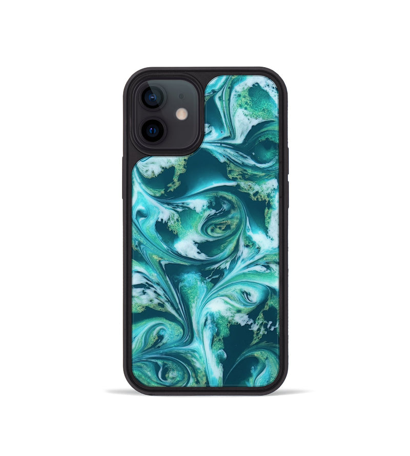 iPhone 12 mini ResinArt Phone Case - Bettie (Green, 819174)