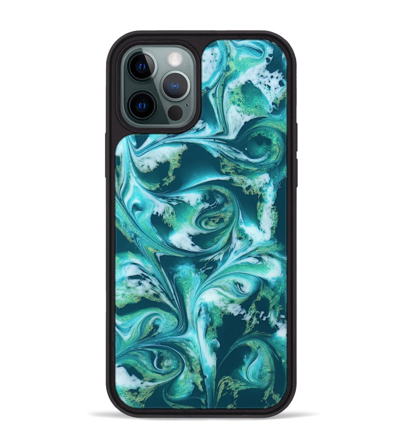 iPhone 12 Pro Max ResinArt Phone Case - Bettie (Green, 819174)