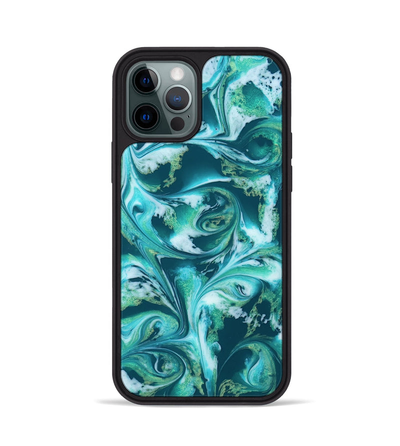 iPhone 12 Pro ResinArt Phone Case - Bettie (Green, 819174)