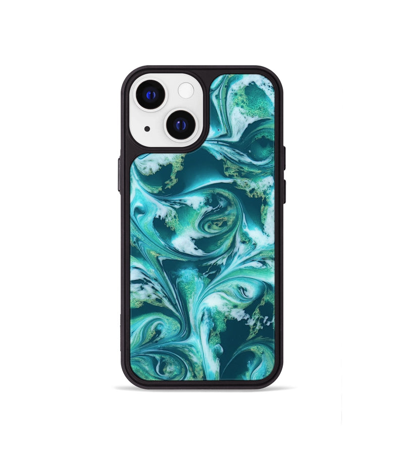 iPhone 13 mini ResinArt Phone Case - Bettie (Green, 819174)