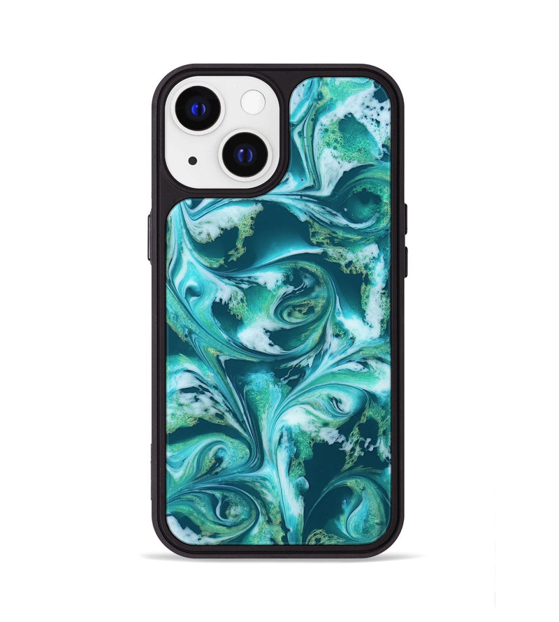 iPhone 13 ResinArt Phone Case - Bettie (Green, 819174)