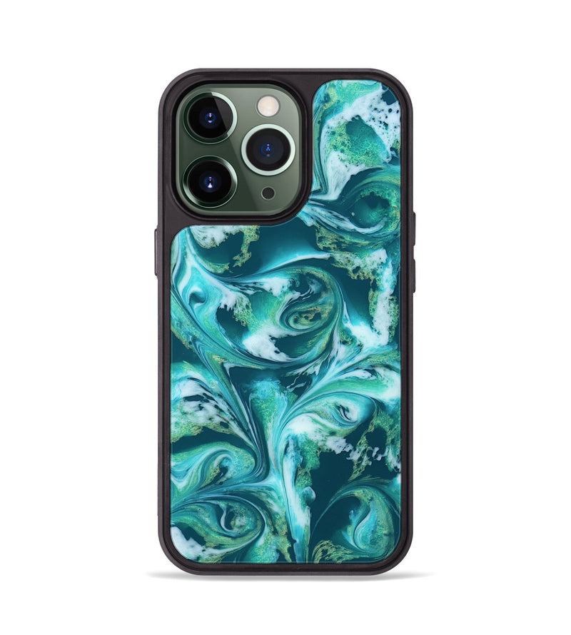iPhone 13 Pro ResinArt Phone Case - Bettie (Green, 819174)