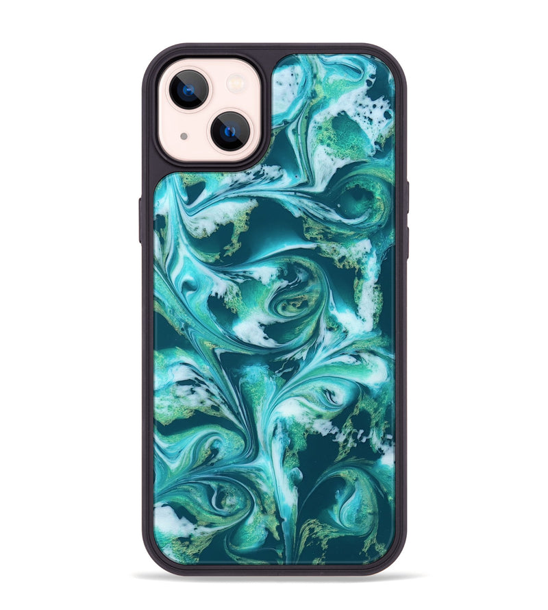 iPhone 14 Plus ResinArt Phone Case - Bettie (Green, 819174)