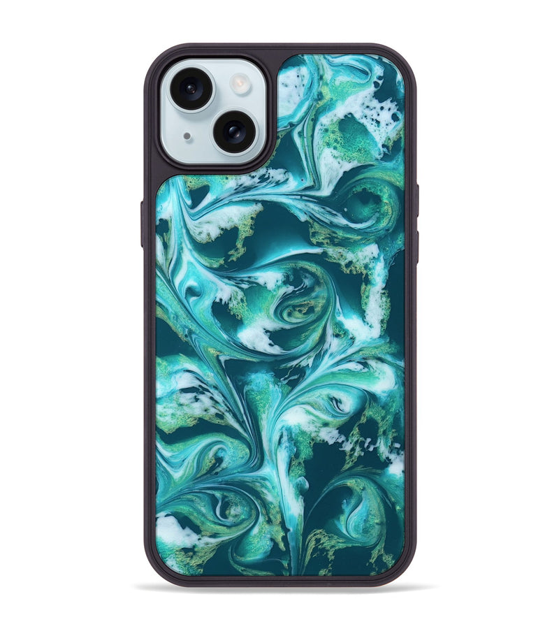iPhone 15 Plus ResinArt Phone Case - Bettie (Green, 819174)