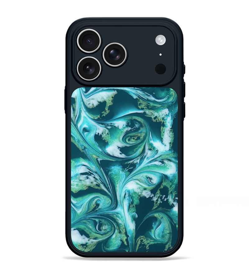 iPhone 17 Pro Max ResinArt Phone Case - Bettie (Green, 819174)