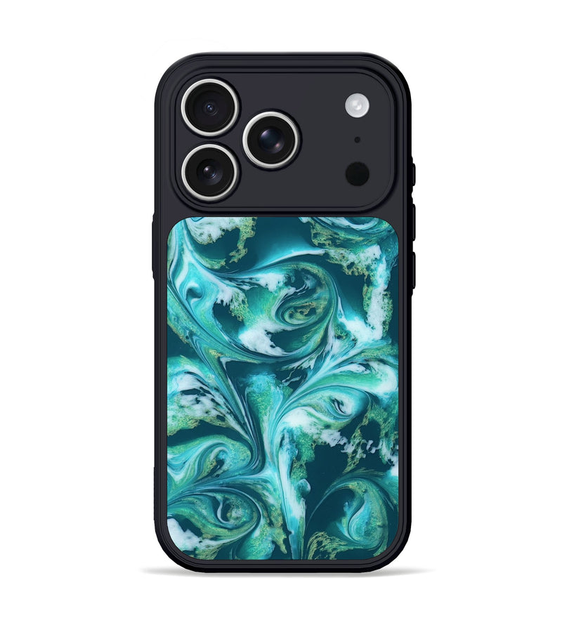 iPhone 17 Pro ResinArt Phone Case - Bettie (Green, 819174)
