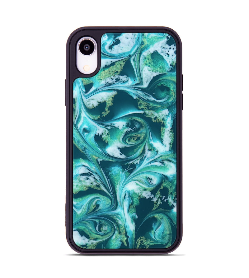 iPhone Xr ResinArt Phone Case - Bettie (Green, 819174)