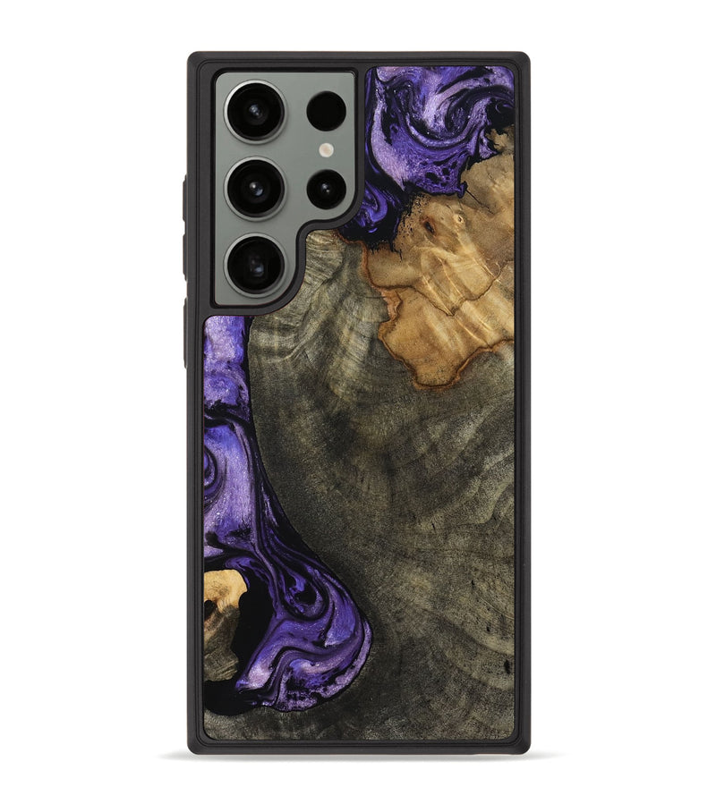 Galaxy S23 Ultra Wood Phone Case - Kristie (Purple, 819178)