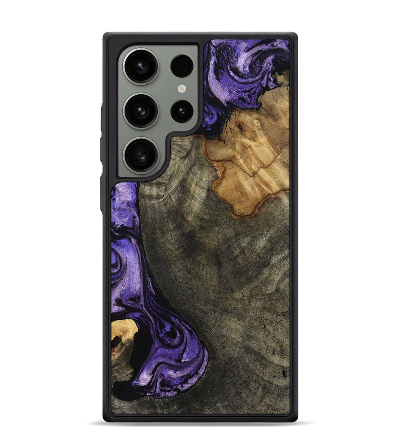 Galaxy S24 Ultra Wood Phone Case - Kristie (Purple, 819178)