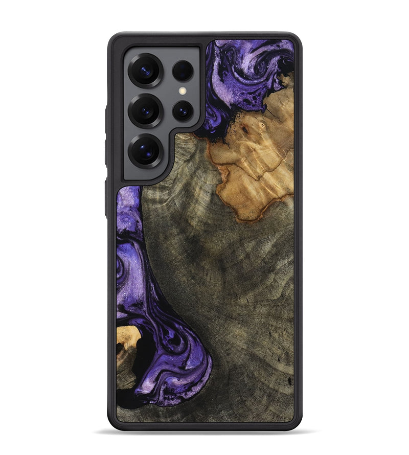 Galaxy S25 Ultra Wood Phone Case - Kristie (Purple, 819178)