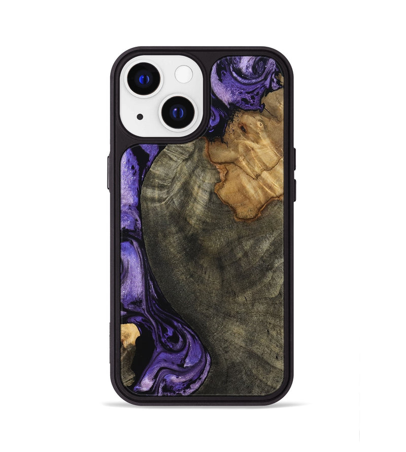 iPhone 13 Wood Phone Case - Kristie (Purple, 819178)