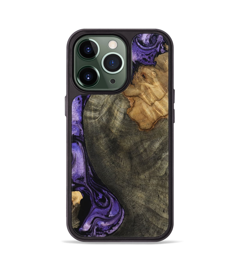 iPhone 13 Pro Wood Phone Case - Kristie (Purple, 819178)