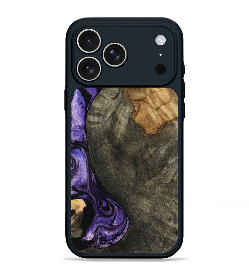 iPhone 17 Pro Max Wood Phone Case - Kristie (Purple, 819178)