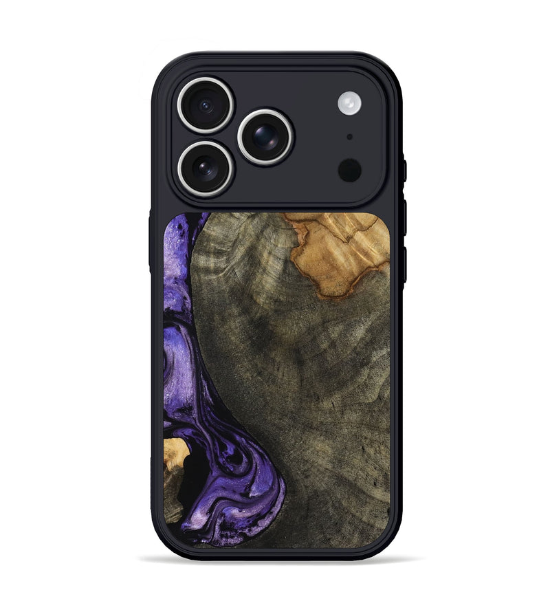 iPhone 17 Pro Wood Phone Case - Kristie (Purple, 819178)