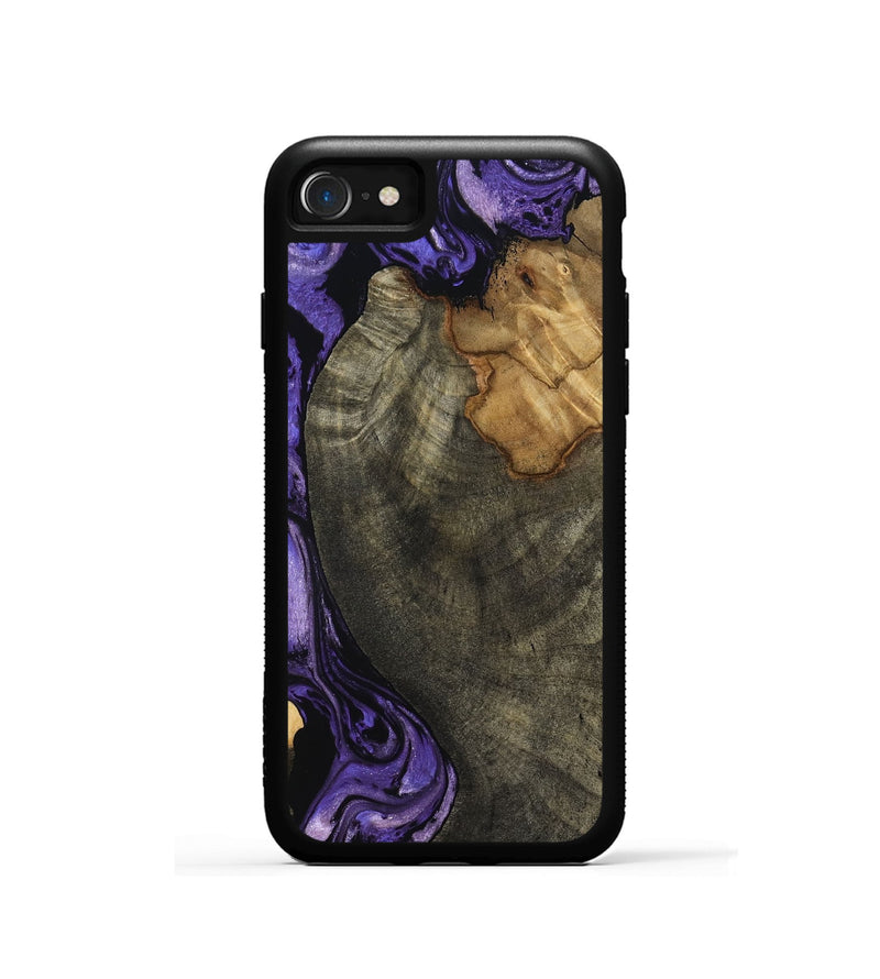 iPhone SE Wood Phone Case - Kristie (Purple, 819178)