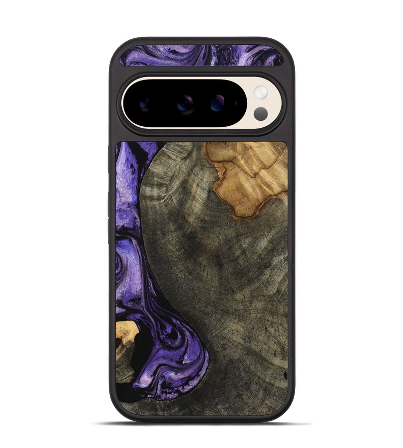 Pixel 10 Wood Phone Case - Kristie (Purple, 819178)