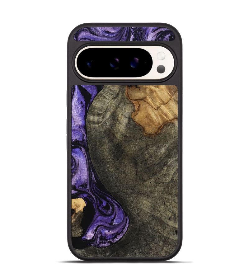 Pixel 9 Pro Wood Phone Case - Kristie (Purple, 819178)