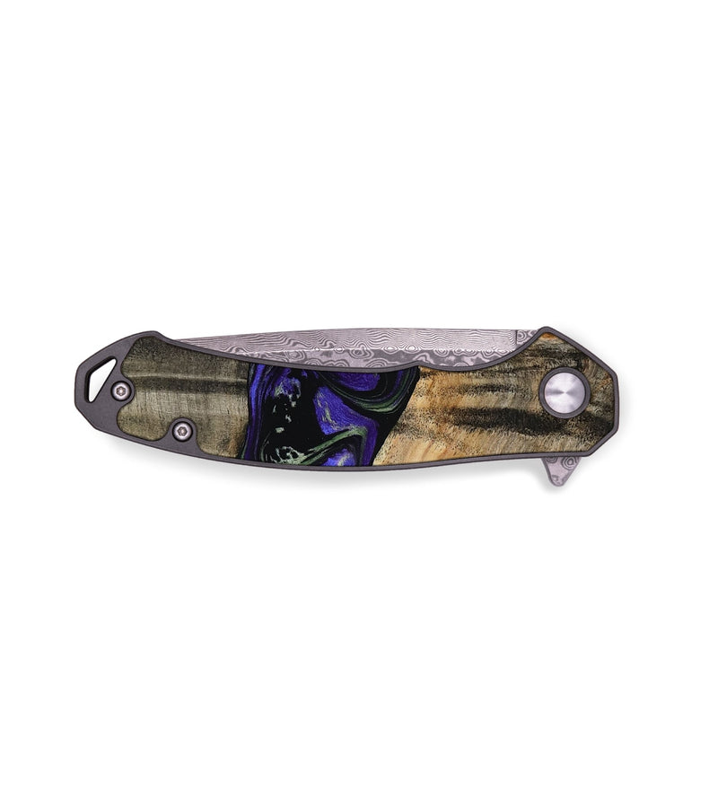 EDC Wood Pocket Knife - Ansley (Purple, 819179)