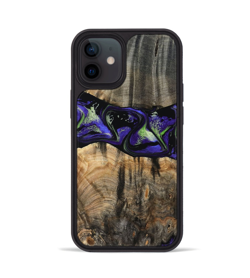 iPhone 12 Wood Phone Case - Ansley (Purple, 819179)