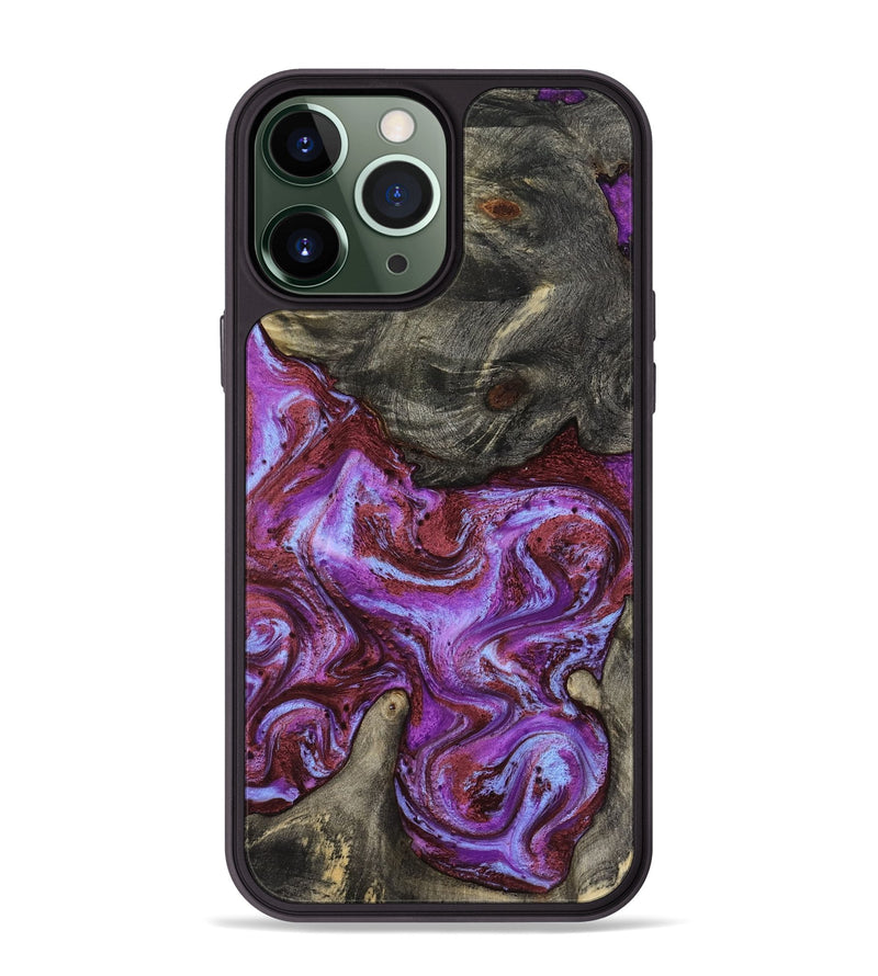 iPhone 13 Pro Max Wood Phone Case - Jameson (Purple, 819180)