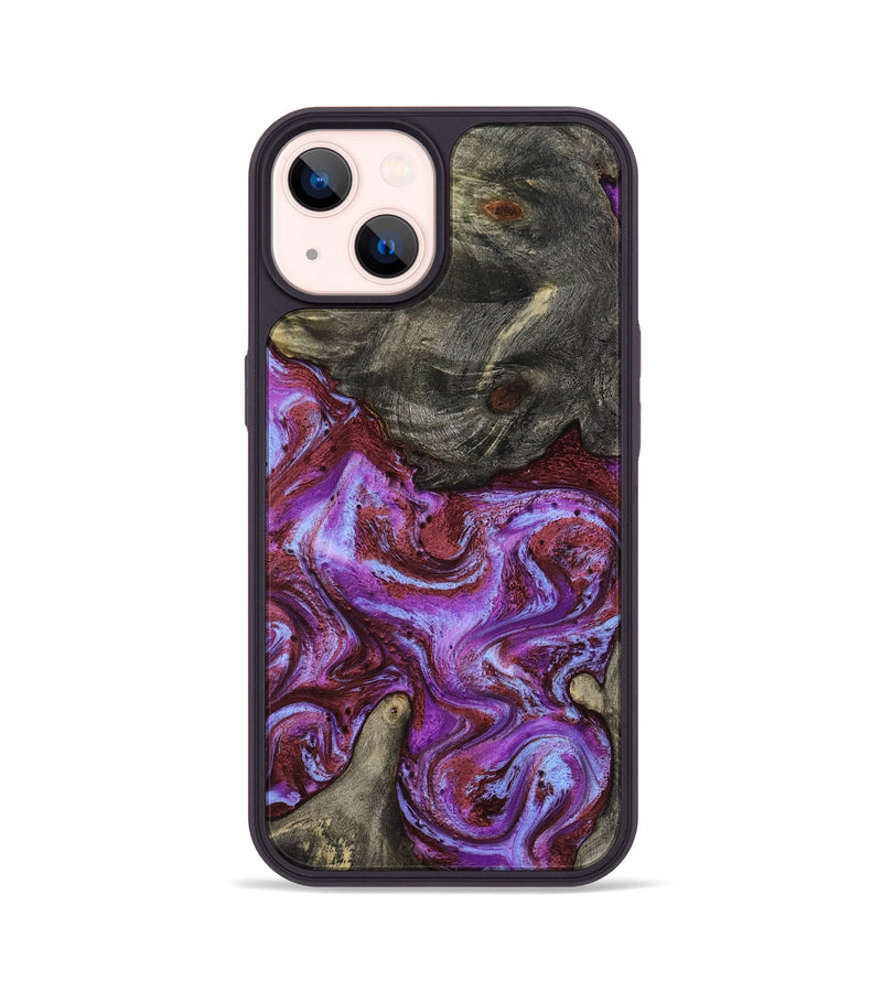 iPhone 14 Wood Phone Case - Jameson (Purple, 819180)