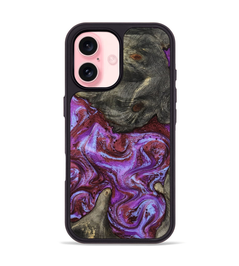 iPhone 16 Wood Phone Case - Jameson (Purple, 819180)