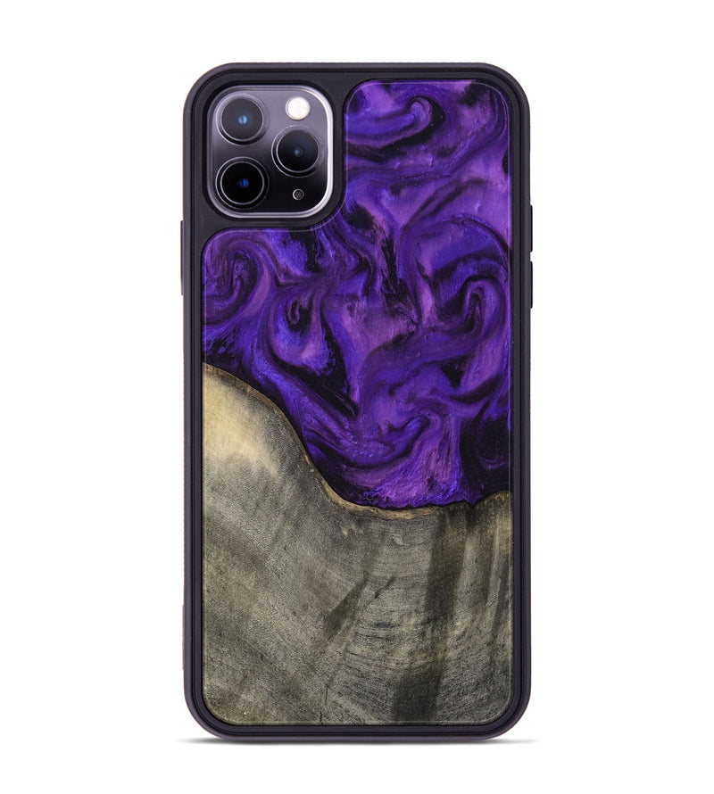 iPhone 11 Pro Max Wood Phone Case - Britany (Purple, 819181)