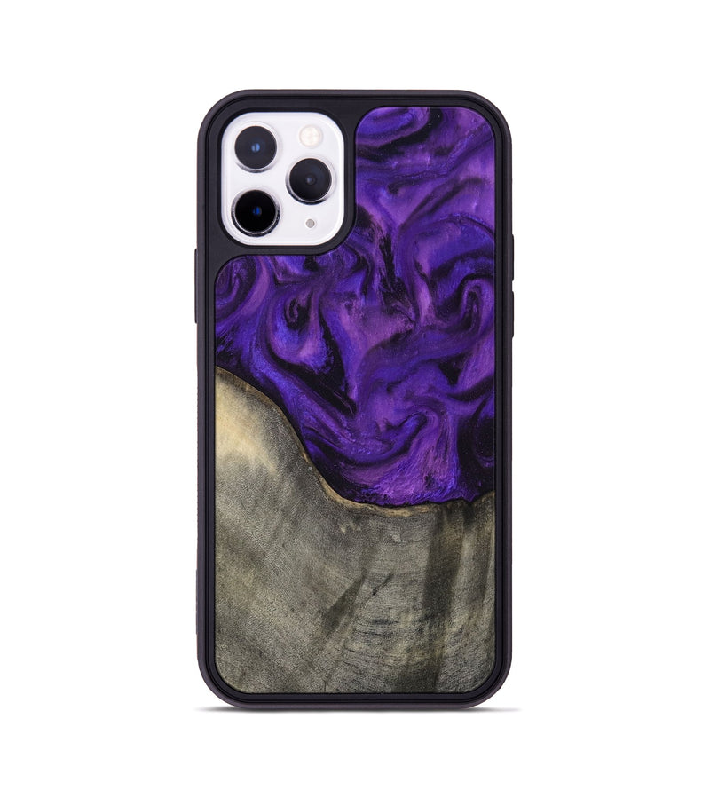 iPhone 11 Pro Wood Phone Case - Britany (Purple, 819181)
