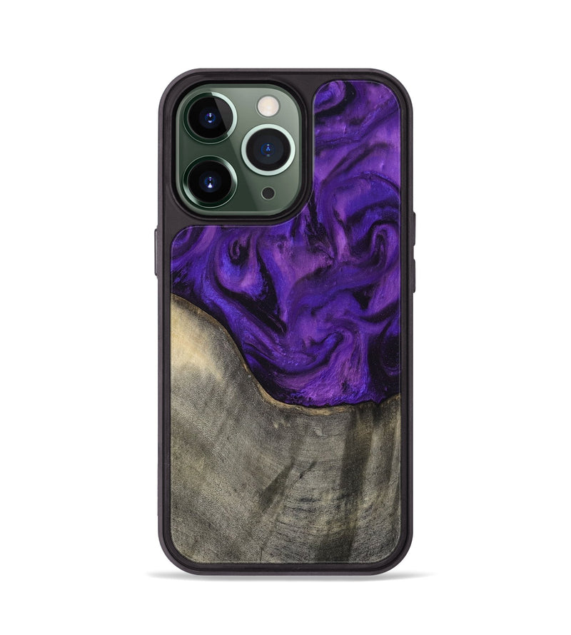 iPhone 13 Pro Wood Phone Case - Britany (Purple, 819181)