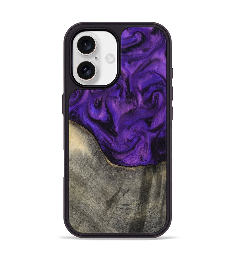iPhone 17 Wood Phone Case - Britany (Purple, 819181)