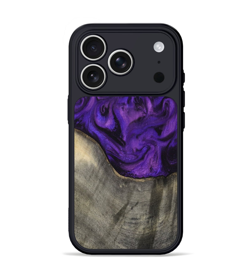 iPhone 17 Pro Wood Phone Case - Britany (Purple, 819181)