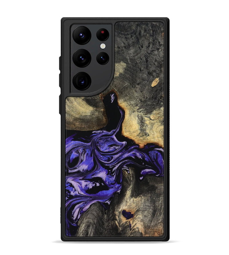 Galaxy S22 Ultra Wood Phone Case - Santana (Purple, 819182)