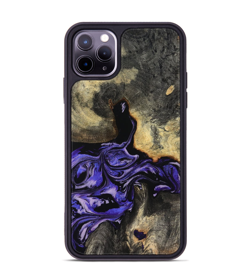 iPhone 11 Pro Max Wood Phone Case - Santana (Purple, 819182)