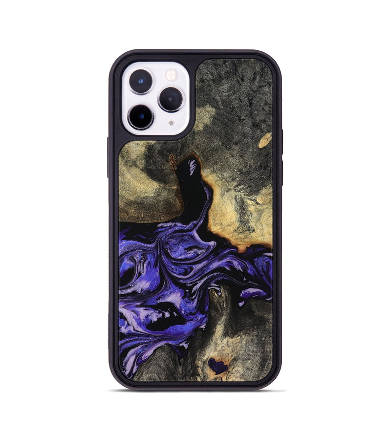 iPhone 11 Pro Wood Phone Case - Santana (Purple, 819182)